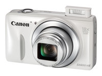 Canon PowerShot SX600 HS - Digitalkamera - kompakt - 16.0 MP - 1 080 p - 18x optisk zoom - Wi-Fi - vit 9341B011