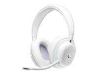 Logitech G G735 - Headset - fullstorlek - Bluetooth / LIGHTSPEED - trådlös - 3,5 mm kontakt - vit dimma 981-001083