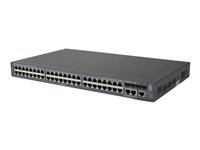 HPE 3600-48 v2 EI - Switch - L4 - Administrerad - 48 x 10/100 + 4 x Gigabit SFP + 2 x delad 10/100/1000 - rackmonterbar JG300A