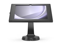 Compulocks Galaxy Tab A9 Apex Enclosure Mast Counter Stand - Monteringssats (ställ, hölje) - för surfplatta - låsbar - metallram - svart - bänk - för Samsung Galaxy Tab A9 333B87GAPX9B