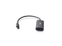C2G USB C to HDMI Adapter - AV Adapter - 8K 60Hz - Black - M/F - Videokort - 24 pin USB-C hane till HDMI hona - 24.9 cm - svart - 8K60Hz stöd C2G54550