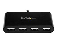 StarTech.com 4-portars USB-C Hubb - Mini Hubb - USB-C till 4x USB-A - USB 2.0 - Hubb - 4 x USB 2.0 - skrivbordsmodell ST4200MINIC