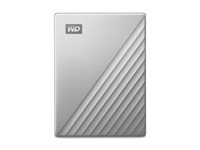 WD My Passport Ultra for Mac WDBGKC0060BSL - Hårddisk - krypterat - 6 TB - extern (portabel) - USB 3.2 Gen 1 (USB-C kontakt) - 256 bitars AES - silver WDBGKC0060BSL-WESN
