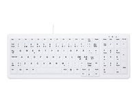 Active Key MedicalKey AK-C7000 - Tangentbord - USB - Nordisk - vit AK-C7000F-UVS-W/NOR