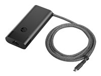 HP 110W Laptop Charger - Strömadapter - USB-C - AC 115/230 V - 110 Watt - utgångskontakter: 2 - svart 8B3Y2AA