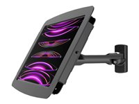 Compulocks iPad 10th-11th (A16) Gen Space Enclosure Swing Wall Mount Black - Monteringssats (hölje, VESA-fäste med svängarm, monteringsmaskinvara) - svängarm - för surfplatta - låsbar - höggradig aluminium - svart - skärmstorlek: 10.9" - monteringsgränssnitt: 100 x 100 mm - väggmonterbar, bänkskiva, disk-monteringsbar - för Apple 10.9-inch iPad (10:e generation) 827B209IPDSB