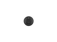 Belkin BoostCharge - Strömadapter för bil - 42 Watt - PD 3.0, Fast Charge - 2 utdatakontakter (USB, 24 pin USB-C) CCB005BTBK