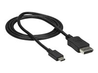 StarTech.com USB-C till DisplayPort-kabeladapter - 1 m - 4K vid 60 Hz - DisplayPort-kabel - USB-C (hane) till DisplayPort (hane) - Displayport 1.2/Thunderbolt 3 - 1 m - 4K60Hz (3840 x 2160) stöd - svart - för P/N: TB33A1C, TB3DK2DPM2, TB3DKDPMAW, TB3DKDPMAWUE, TB3DOCK2DPPD, TB3DOCK2DPPU CDP2DPMM1MB