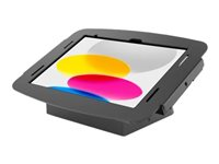 Compulocks iPad 10th-11th (A16) Gen Space Enclosure AV Conference Room Capsule Black - Ställ - 25° visningsvinkel - för surfplatta - fast - låsbar - höggradig aluminium, stål - svart - skärmstorlek: 10.9" - monteringsgränssnitt: 100 x 100 mm - fristående, skrivbord - för Apple 10.9-inch iPad (10:e generation) 341B209IPDSB