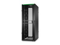 APC NetShelter SX Gen 2 - Rack skåp - 1991 H x 750 B x 1070 D mm, med sidor - golvstående - svart - 42U - 19" - TAA-kompatibel AR3150B2