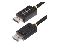 StarTech.com 1m DisplayPort 2.1 Cable, VESA-Certified, DP40 DP 2.1 Cable - DisplayPort-kabel - DisplayPort (hane) spärrad till DisplayPort (hane) spärrad - DisplayPort 2.1 - 1 m - passiv, 8K60Hz stöd, 4K144Hz stöd, 1440p stöd 240 Hz, upp till 40 Gbps dataöverföringshastighet, UHBR10, HDR-stöd - svart DP21-1M-DP40-CABLE