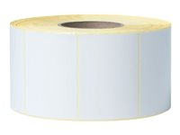 Brother - Obestruket - vit - 102 x 74 mm 2940 etikett (er) (1 rulle/rullar x 2940 matrisskurna etiketter (paket om 4) - för Brother TJ-4020, 4120, 4520, 4522; Titan Industrial Printer TJ-4420, 4422, 4520, 4522 BUS1J074102203