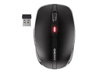 CHERRY MW 8C ADVANCED - Mus - ergonomisk - optisk - 6 knappar - trådlös - 2.4 GHz, Bluetooth 4.0 - trådlös USB-mottagare - svart JW-8100