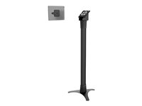 Compulocks Magnetix Secured Magnetic Tablet Floor Stand - Cable lock included - Ställ - för surfplatta - låsbar - galvaniserat stål - svart - golvstående MNTXADJ01