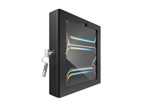 Compulocks iPad Pro M4 11" (2024), Apex Enclosure Brandable Floor Stand - Monteringssats (hölje, ställ) - för surfplatta - märkningsbar - låsbar - metall - svart - skärmstorlek: 11" - golvstående - för Apple 11-inch iPad Pro M4 Wi-Fi, M4 Wi-Fi + Cellular 140B11PAPX4B