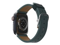 OtterBox Symmetry - Band för smart klocka - kaktusläder - salvia (grön) - för Apple Watch SE, Series 10, Series 4, Series 5, Series 6, Series 7, Series 8, Series 9 77-96909