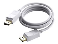 Vision - DisplayPort-kabel - DisplayPort (hane) till DisplayPort (hane) - DisplayPort 1.4 - 2 m - 8K60Hz stöd - vit TC 2MDP8K