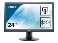 AOC e2460Pdas - Professional Line - LED-skärm - Full HD (1080p) - 24" E2460PDAS