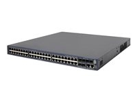 HPE 5500-48G-PoE+-4SFP HI Switch with 2 Interface Slots - Switch - Administrerad - 48 x 10/100/1000 (PoE+) + 4 x Gigabit SFP + 2 x 10 Gigabit SFP+ - rackmonterbar - PoE+ (1440 W) JG542A