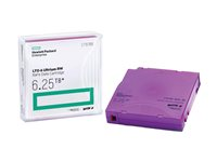 HPE Ultrium RW Data Cartridge - LTO Ultrium 6 6.25 TB - för StorageWorks SAS Rack-Mount Kit; StoreEver MSL2024, MSL4048, MSL8096; StoreEver 1/8 G2 C7976B