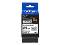 Brother TZe-S251 - Extrastark häftning - svart på vitt - Rulle ( 2,4 cm x 8 m) 1 kassett(er) bandlaminat - för P-Touch PT-3600, D800, E550, P900, P950; P-Touch Cube PT-P910; P-Touch Cube Plus PT-P710 TZES251