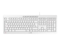 CHERRY STREAM KEYBOARD - Tangentbord - USB - hela norden - tangentbrytare: CHERRY SX - vitgrå JK-8500PN-0