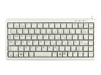 CHERRY Compact-Keyboard G84-4100 - Tangentbord - PS/2, USB - hela norden - ljusgrå G84-4100LCMPN-0