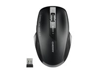 CHERRY MW 2310 2.0 - Mus - höger- och vänsterhänta - optisk - 6 knappar - trådlös - RF, 2.4 GHz - trådlös USB-mottagare - svart JW-T0320
