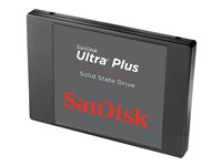 SanDisk Ultra Plus - SSD - 128 GB - inbyggd - 2.5" (i 3,5-tums hållare) - SATA 6Gb/s SDSSDHP-128G-G26