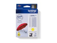 Brother LC225XLY - Gul - original - bläckpatron - för Brother DCP-J4120, MFC-J4420, J4620, J5320, J5620, J5625, J5720; Business Smart MFC-J4420 LC225XLY