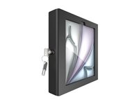 Compulocks Apex iPad Air M2 & M3 11", Apex Enclosure Tablet Printer Kiosk - Black - Hölje - för skrivare/surfplatta - kiosk - aluminium - svart - skärmstorlek: 11" - bänk PK0111APXB