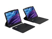ZAGG Pro Keys 2 - Tangentbord och foliefodral (folioomslag) - bakgrundsbelyst - trådlös - Bluetooth - QWERTY - Nordisk - för Apple 13-inch iPad Air Wi-Fi, Wi-Fi + Cellular 103414658
