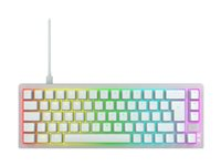 CHERRY XTRFY K5V2 - Tangentbord - 65% - compact - bakgrundsbelyst - USB - QWERTY - Nordisk - tangentbrytare: CHERRY MX2A Röd (hot-swappable) - vit CX-K5V2-RGB-CPT-TPWHITE-R-NOR
