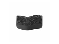 Kensington Pro Fit KB675 EQ - Tangentbord - uppladdningsbar - TKL - trådlös - 2.4 GHz, Bluetooth - QWERTY - hela norden - svart K75491PN
