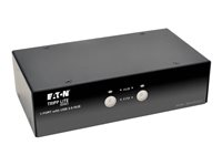 Eaton Tripp Lite series 2-Port DisplayPort KVM Switch w/Audio, Cables and USB 3.0 SuperSpeed Hub - Omkopplare för tangentbord/video/mus/ljud/USB - 2 x KVM/ljud/USB - 1 lokal användare - skrivbordsmodell B004-DPUA2-K