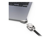 Compulocks Ledge Lock Adapter for MacBook Air 15" M2-M4 with Keyed Cable Lock Silver - Säkerhetssats för system - nyckellås MBALDG05KL