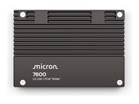 Micron 7600 PRO - SSD - Read Intensive - krypterat - 15.36 TB - inbyggd - 2.5" - U.2 PCIe 5.0 x4 (NVMe) - FIPS 140-3 Level 2 - TCG Opal Encryption MTFDLAL15T3THG-1BP1DFCYYT