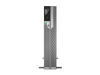 APC Smart-UPS Ultra - UPS (rackmonterbar/extern) - förlängd driftstid, fast ansluten 3-trådsutgång, nätverkskort, online, torn, med skenkit - AC 220-230 V - 5000 Watt - 5000 VA - litiumjon - Ethernet, USB - utgångskontakter: 1 - 2U - silvergrå SRTL5KRM2UI-HW