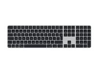 Apple Magic Keyboard with Touch ID and Numeric Keypad - Tangentbord - USB-C - trådlös - Bluetooth - QWERTY - turkiska - svarta tangenter MXK83TX/A