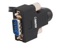 C2G VGA270 UXGA Monitor Extension Cable - VGA-förlängningskabel - HD-15 (VGA) (hane) till HD-15 (VGA) (hona) - 2 m - tumskruvar 81141