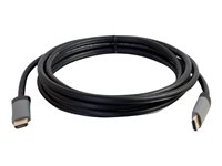 C2G 6ft Select High Speed HDMI Cable with Ethernet 4K 60Hz - In-Wall CL2-Rated - HDMI-kabel med Ethernet - HDMI hane till HDMI hane - 1.83 m - skärmad - svart - stöd för 4K 50627
