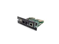 Schneider Electric Network Management Card 3 with Environmental Monitoring and Modbus - Adapter för administration på distans - SmartSlot - Gigabit Ethernet - för P/N: SMT1000RM1U, SMT750RM1U, SRYL5K15XLT18, SRYL5K15XLT24, SRYL5K20XLT18, SRYL5K20XLT24 AP9643