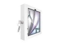 Compulocks iPad Air M2 & M3 11", Apex Enclosure Brandable Floor Stand - White - Monteringssats (hölje, ställ) - för surfplatta - märkningsbar - låsbar - metall - vit - skärmstorlek: 11" - golvstående - för Apple 11-inch iPad Air M2 Wi-Fi, M2 Wi-Fi + Cellular, M3 Wi-Fi, M3 Wi-Fi + Cellular 140W11APXW