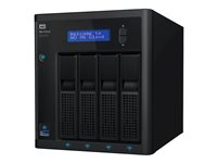 WD My Cloud EX4100 WDBWZE0160KBK - NAS-server - 4 fack - 16 TB - HDD 4 TB x 4 - RAID 0, 1, 5, 10, JBOD, 5 hot spare - RAM 2 GB - Gigabit Ethernet - iSCSI support WDBWZE0160KBK-EESN