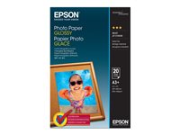 Epson - Blank - A3 Plus (329 x 483 mm) - 200 g/m² - 20 ark fotopapper - för Expression Photo HD XP-15000; SureColor P706, SC-P405; WorkForce WF-7720, 7725, 7840, 7845 C13S042535
