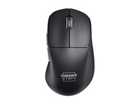 CHERRY Xtrfy M64 Pro - Mus - ergonomisk - optisk - 5 knappar - trådlös - 2.4 GHz - trådlös USB-mottagare - vit CX-M64W-PRO-BLACK