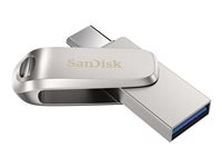 SanDisk Ultra Dual Drive Luxe - USB flash-enhet - 64 GB - USB 3.2 Gen 1 / USB-C SDDDC4-064G-G46