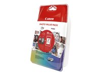 Canon PG-540L/CL-541XL Photo Value Pack - Blank - 2-pack - Lång livslängd - svart, färg (cyan, magenta, gul) - original - blister - bläckbehållare / papperspaket - för PIXMA MG3150, MG3550, MG3650, MG4250, MX395, MX455, MX475, MX525, MX535, TS5150, TS5151 5224B007