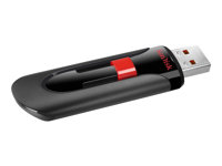 SanDisk Cruzer Glide - USB flash-enhet - 128 GB - USB 2.0 SDCZ60-128G-B35