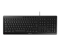 CHERRY STREAM KEYBOARD - Tangentbord - USB - hela norden - tangentbrytare: CHERRY SX - svart JK-8500PN-2